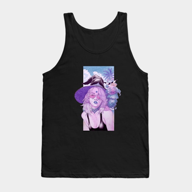 Beach Witch Tank Top by beachghost